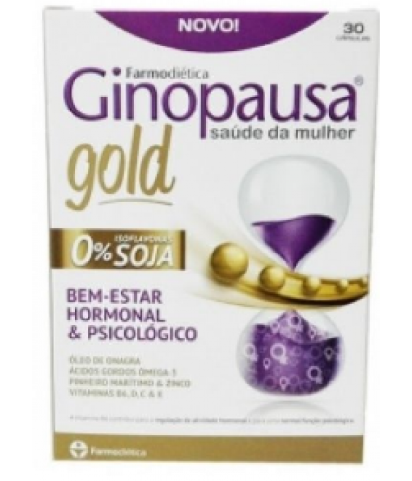 Ginopausa Gold - 30 Cápsulas - Farmodietica